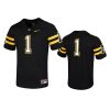 Appalachian State Mountaineers #1 Black Untouchable Game Jersey 3 mens appalachian state mountaineers 1 black untouchable jersey