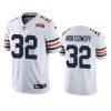 Bears David Montgomery White 100th Season Alternate Classic Limited Jersey 3 mens bears david montgomery white alternate classic limited 100th season jersey