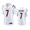 Cincinnati Bengals Boomer Esiason White 2021 Game Jersey 3 mens bengals boomer esiason white 2021 game jersey