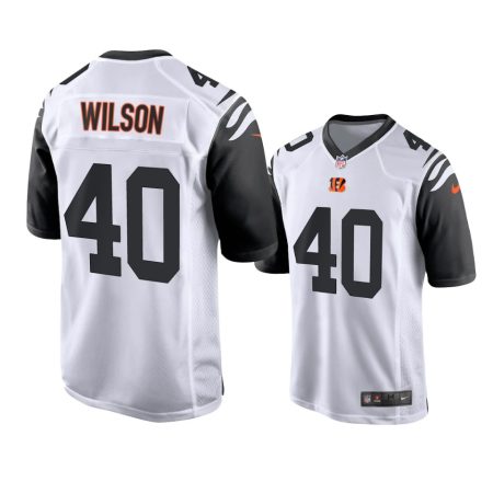 Cincinnati Bengals Brandon Wilson White 2021 Alternate Game Jersey