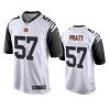 Cincinnati Bengals Germaine Pratt White 2021 Alternate Game Jersey 2 mens bengals germaine pratt white 2021 alternate game jersey
