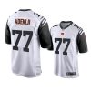 Cincinnati Bengals Hakeem Adeniji White 2021 Alternate Game Jersey 2 mens bengals hakeem adeniji white 2021 alternate game jersey
