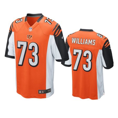Cincinnati Bengals Jonah Williams Orange 2019 NFL Draft Game Jersey