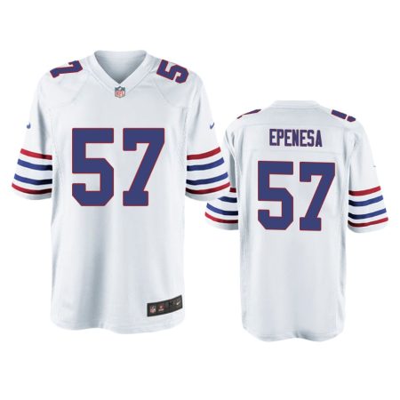Buffalo Bills A.J. Epenesa White 2020 NFL Draft Alternate Game Jersey