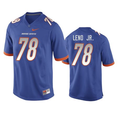 Boise State Broncos Charles Leno Jr. Royal College Football Jersey