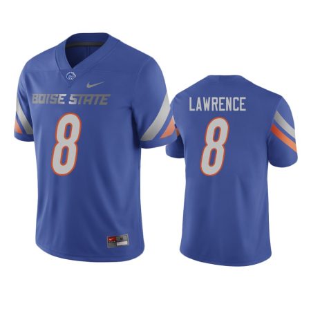 Boise State Broncos DeMarcus Lawrence Royal College Football Game Jersey