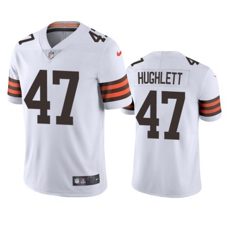 Cleveland Browns Charley Hughlett White 2020 Vapor Limited Jersey - Men's