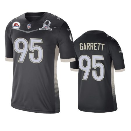 Cleveland Browns Myles Garrett Anthracite 2021 AFC Pro Bowl Game Jersey
