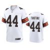 Cleveland Browns Sione Takitaki White 2020 Game Jersey 3 mens browns sione takitaki white 2020 game jersey