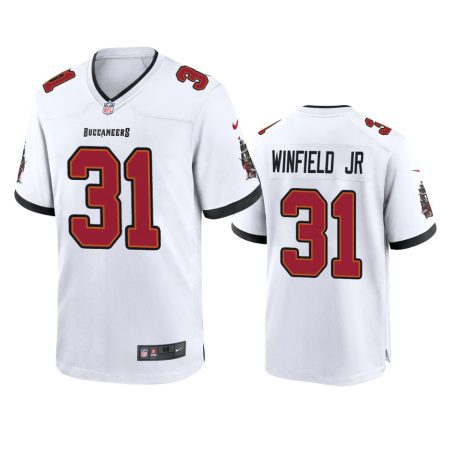 Tampa Bay Buccaneers Antoine Winfield Jr. White 2020 NFL Draft Game Jersey