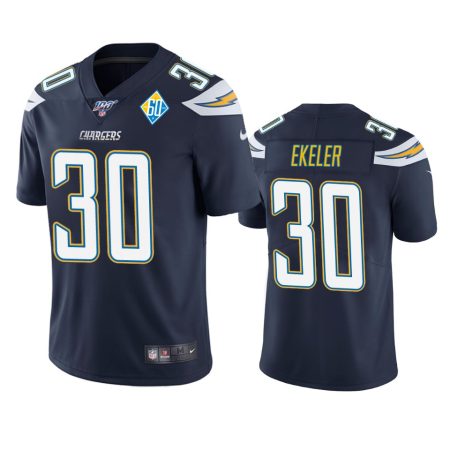 Los Angeles Chargers Austin Ekeler Navy 60th Anniversary Vapor Limited Jersey