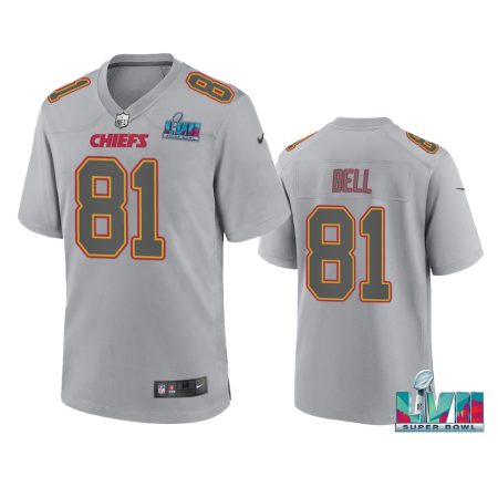 Kansas City Chiefs Blake Bell Gray Super Bowl LVII Atmosphere Jersey