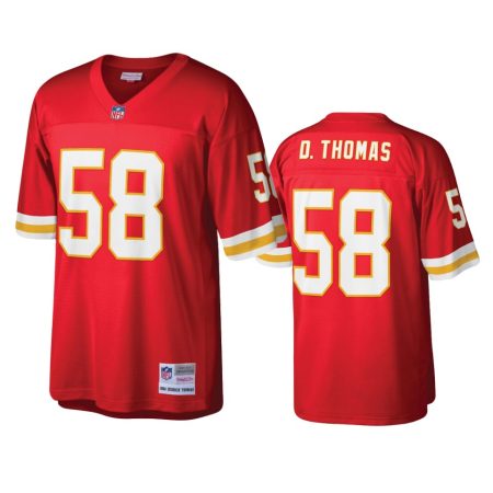 Derrick Thomas Chiefs Mitchell & Ness Red Replica Jersey