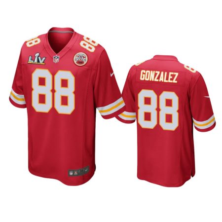 Kansas City Chiefs Tony Gonzalez Red Super Bowl LV Game Jersey