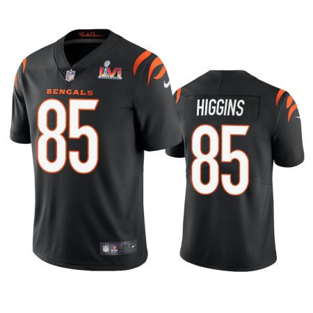 Cincinnati Bengals Tee Higgins Black Super Bowl LVI Limited Jersey