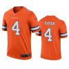 Denver Broncos Brett Rypien Orange Color Rush Legend Jersey 3 mens color rush legend broncos brett rypien orange jersey