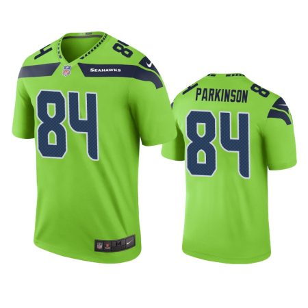 Seattle Seahawks Colby Parkinson Green Color Rush Legend Jersey
