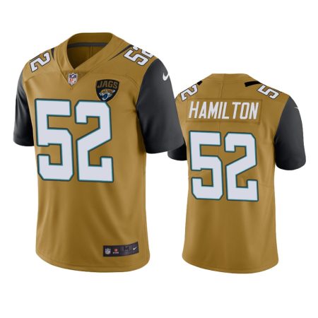 Color Rush Limited Jacksonville Jaguars DaVon Hamilton Gold Jersey