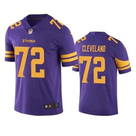 Color Rush Limited Minnesota Vikings Ezra Cleveland Purple Jersey