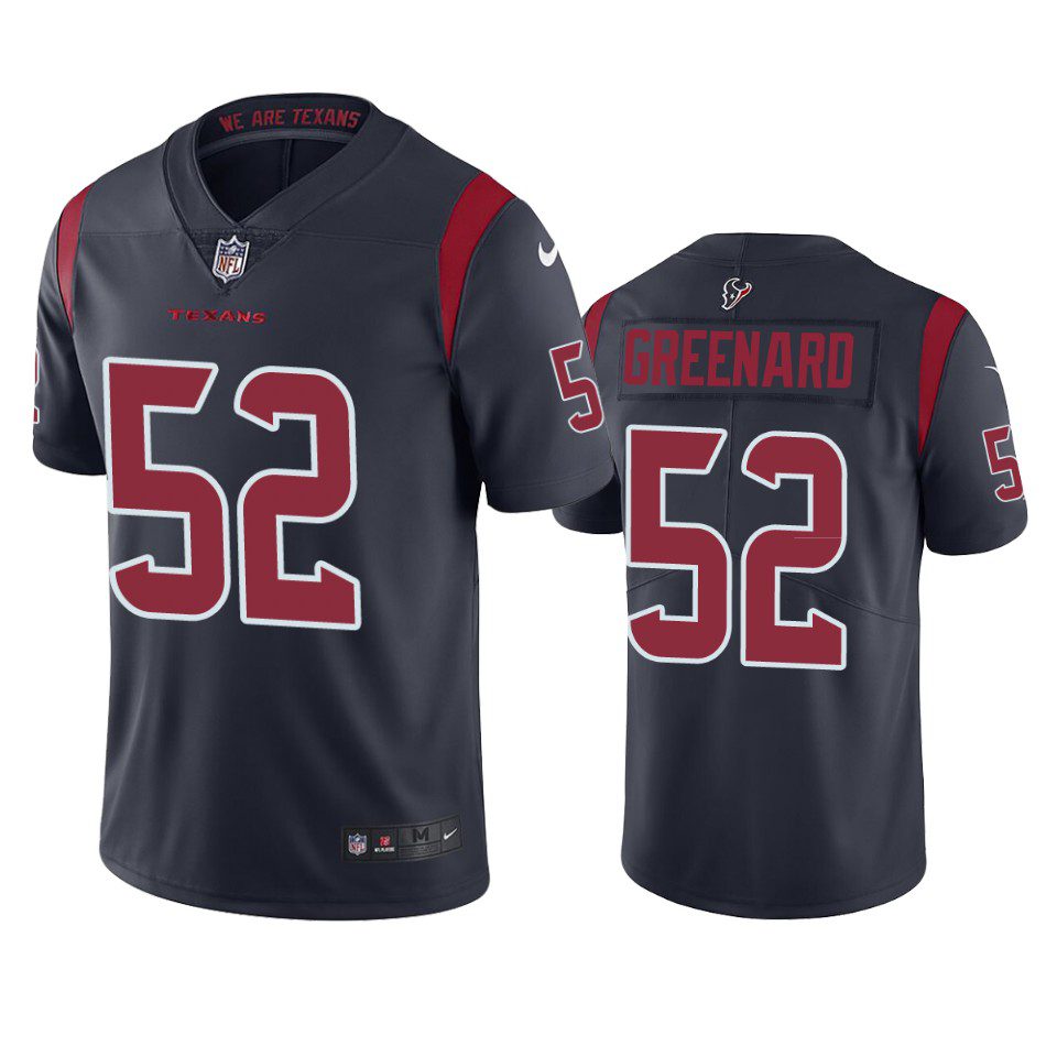 Color Rush Limited Houston Texans Jonathan Greenard Navy Jersey 1 mens color rush limited jonathan greenard texans navy jersey