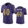 Color Rush Limited Baltimore Ravens Malik Harrison Purple Jersey 3 mens color rush limited malik harrison ravens purple jersey