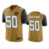 Color Rush Limited Jacksonville Jaguars Shaquille Quarterman Gold Jersey 2 mens color rush limited shaquille quarterman jaguars gold jersey