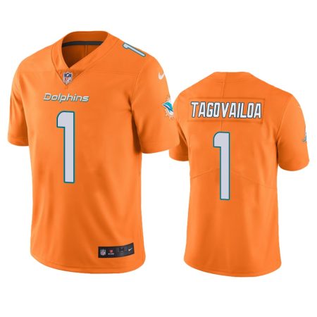 Color Rush Limited Miami Dolphins Tua Tagovailoa Orange Jersey
