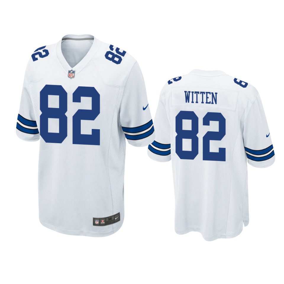 Dallas Cowboys #82 Jason Witten White Game Jersey - Men's 1 mens cowboys jason witten white game jersey