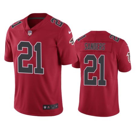 Atlanta Falcons Deion Sanders Red Color Rush Limited Jersey