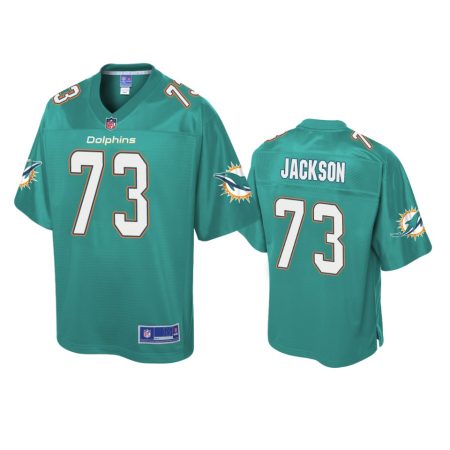 Miami Dolphins Austin Jackson Aqua Pro Line Jersey - Men's