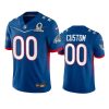 Philadelphia Eagles Custom Royal Game 2022 NFC Pro Bowl Jersey 3 mens eagles custom royal game 2022 nfc pro bowl jersey