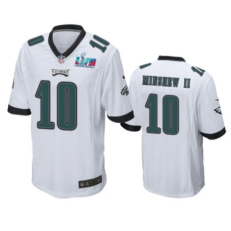 Philadelphia Eagles Gardner Minshew II White Super Bowl LVII Game Jersey