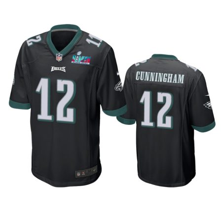 Philadelphia Eagles Randall Cunningham Black Super Bowl LVII Game Jersey