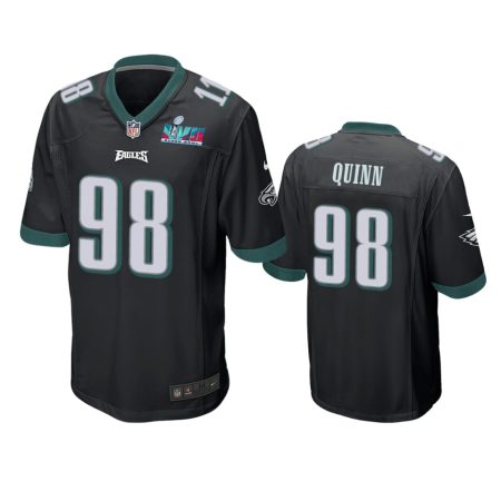Philadelphia Eagles Robert Quinn Black Super Bowl LVII Game Jersey