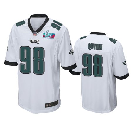 Philadelphia Eagles Robert Quinn White Super Bowl LVII Game Jersey