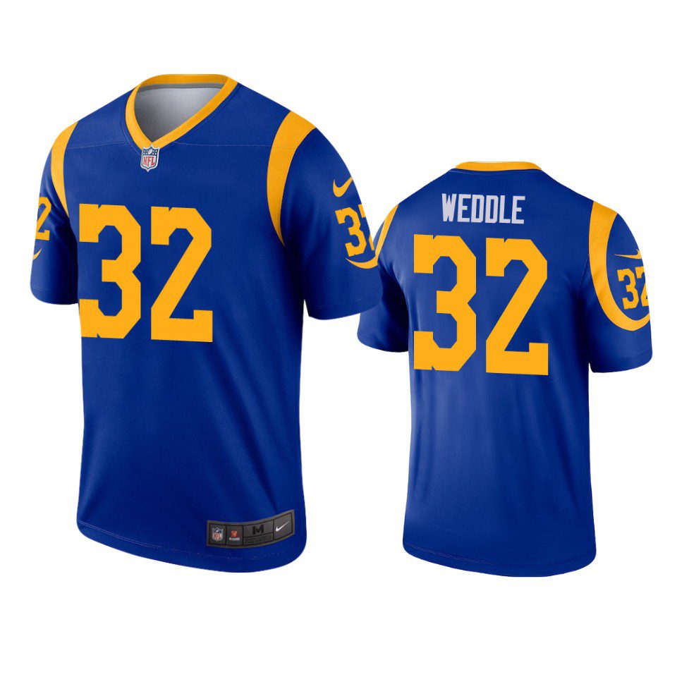 Los Angeles Rams Eric Weddle Royal Legend Jersey 1 mens eric weddle rams royal legend jersey