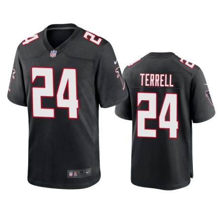 Atlanta Falcons A.J. Terrell Black 2020 NFL Draft Throwback Game Jersey
