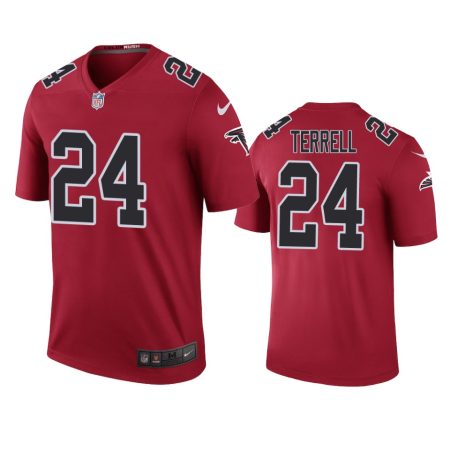 Atlanta Falcons A.J. Terrell Red Color Rush Legend Jersey - Men's