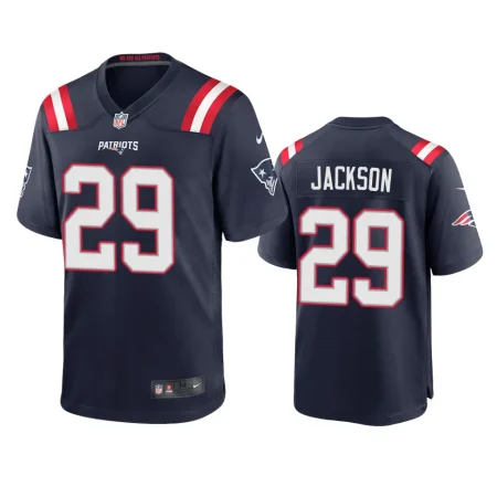 New England Patriots J.C. Jackson Navy Game Jersey