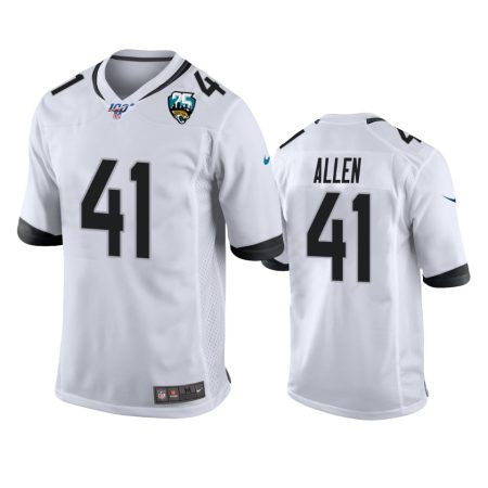 Jacksonville Jaguars Josh Allen White 25th Anniversary Game Jersey