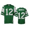 Joe Namath Jets Mitchell & Ness Green Authentic Throwback Jersey 2 mens jets joe namath green authentic throwback retired player jersey