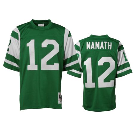 Joe Namath Jets Mitchell & Ness Green Authentic Throwback Jersey