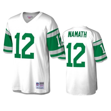 Joe Namath Jets Mitchell & Ness White 1968 Vintage Replica Jersey