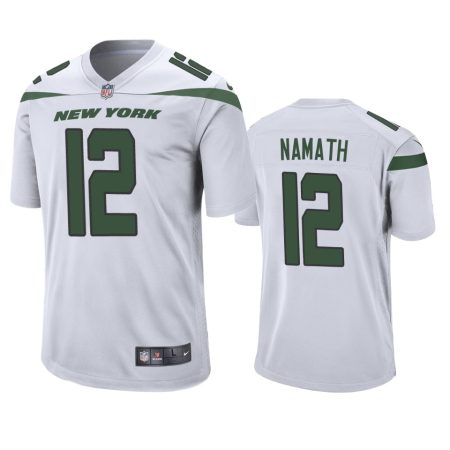 New York Jets #12 Joe Namath White 2019 Game Jersey - Men's