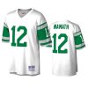 New York Jets Joe Namath White Legacy Replica Jersey 2 mens jets joe namath white legacy replica jersey