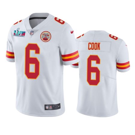 Kansas City Chiefs Bryan Cook White Super Bowl LVII Vapor Limited Jersey