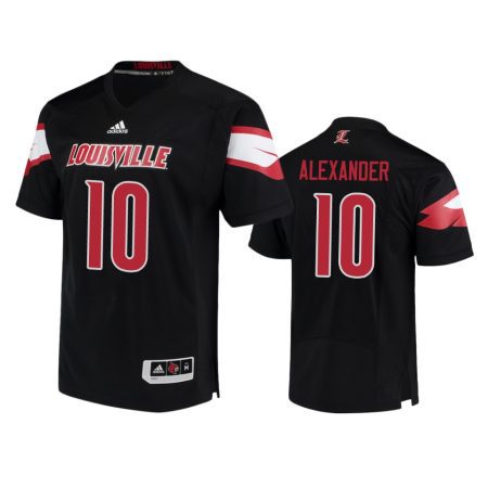 Louisville Cardinals Jaire Alexander Black College Football Jersey