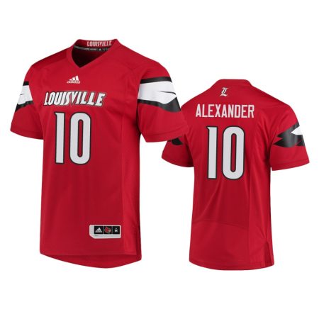 Louisville Cardinals Jaire Alexander Red College Football Jersey