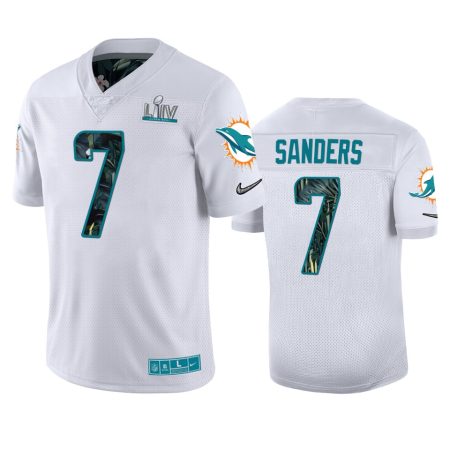 Men's Miami Dolphins Jason Sanders Nike White Super Bowl LIV Jersey