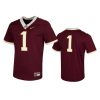 Minnesota Golden Gophers #1 Maroon Untouchable Game Jersey 3 mens minnesota golden gophers 1 maroon untouchable jersey